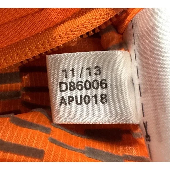 Adidas Own The Run‎ Jacket Men's Size Large Orange Lightweight Full Zip Hooded - Picture 12 of 12